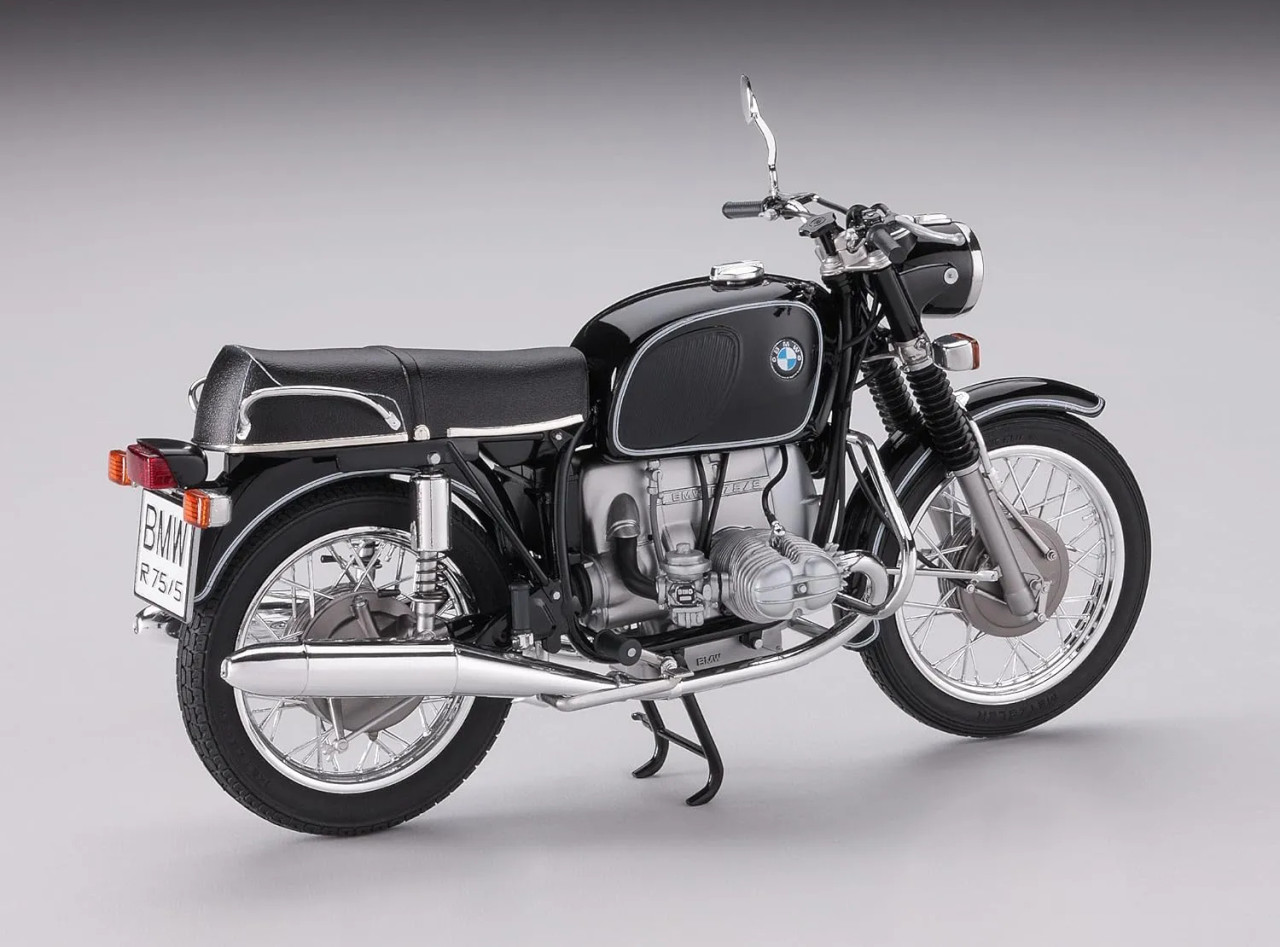  R75/5. サイドカー・. 1/10. ハセガワ。 BMW 1⁄10 R75⁄5 - Hasegawa WITH SIDECAR & ⁄ MODEL 0 KIT