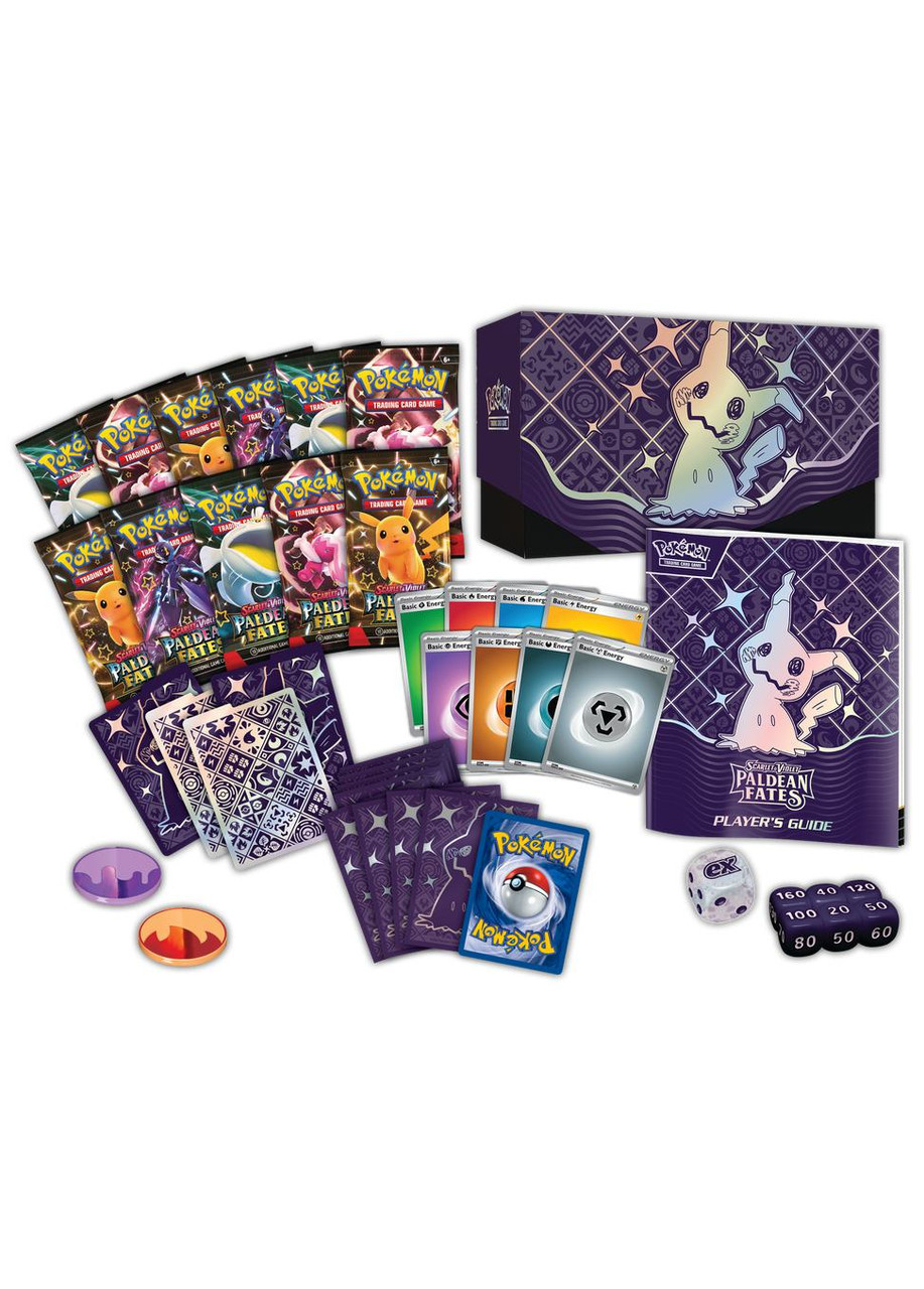 pokemon trading card games sv4.5 paldean fates elite trainer box TCG: Scarlet & Violet VioletPaldean Fates expansion! Scarlet & Violet: Paldean Fates