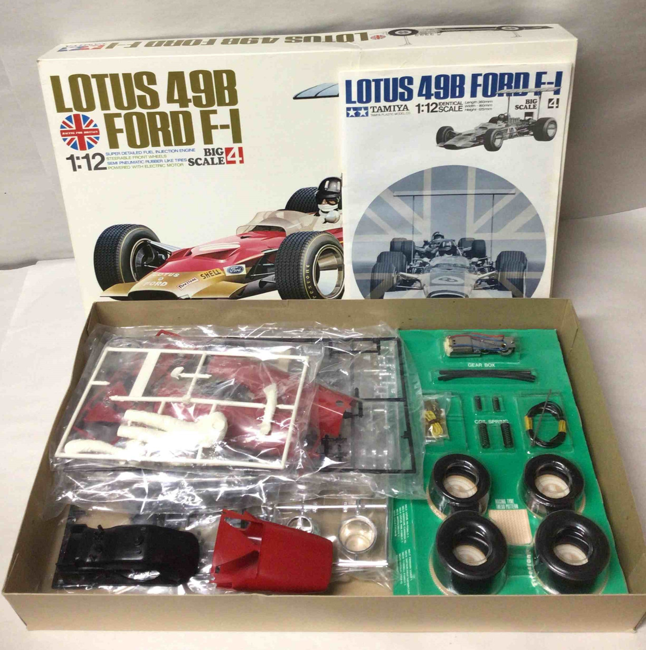TAMIYA LOTUS 49B FORD F-1 1/12 スケール Tamiya 1/12 Lotus 49B Ford F-1 (Pre-Owned) | Wheels & Wings Hobbies