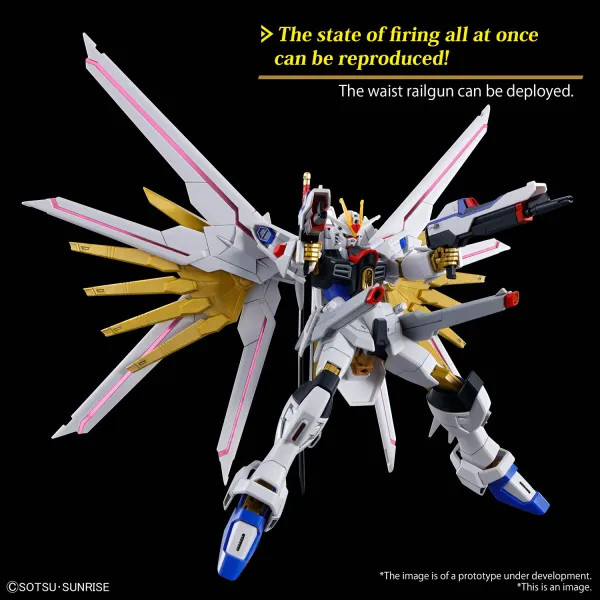 BAN5066384 - Bandai HG 1/144 Mighty Strike Freedom Gundam - Wheels