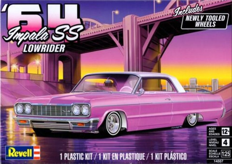 impala lowrider # revell jada ホッピング Revell 1/25 1964 Chevrolet Impala SS Lowrider
