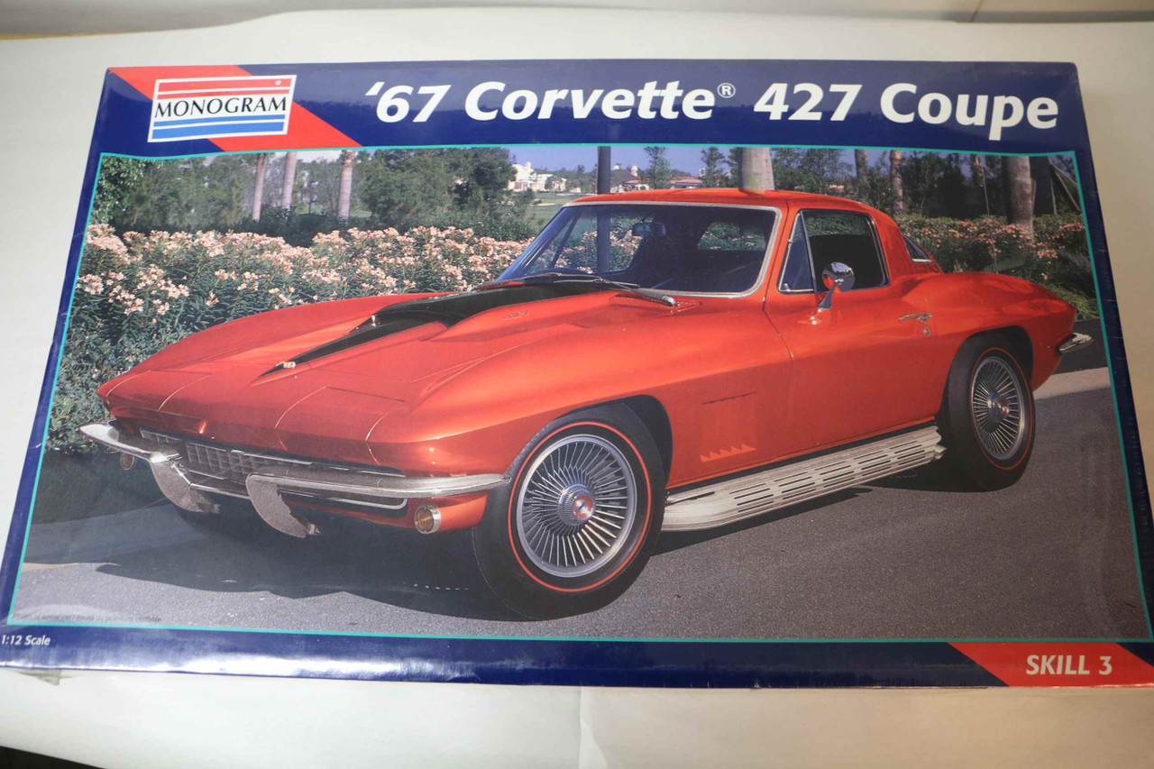 MON2801 - Monogram 1/12 '67 Corvette 427 Coupe - Wheels & Wings