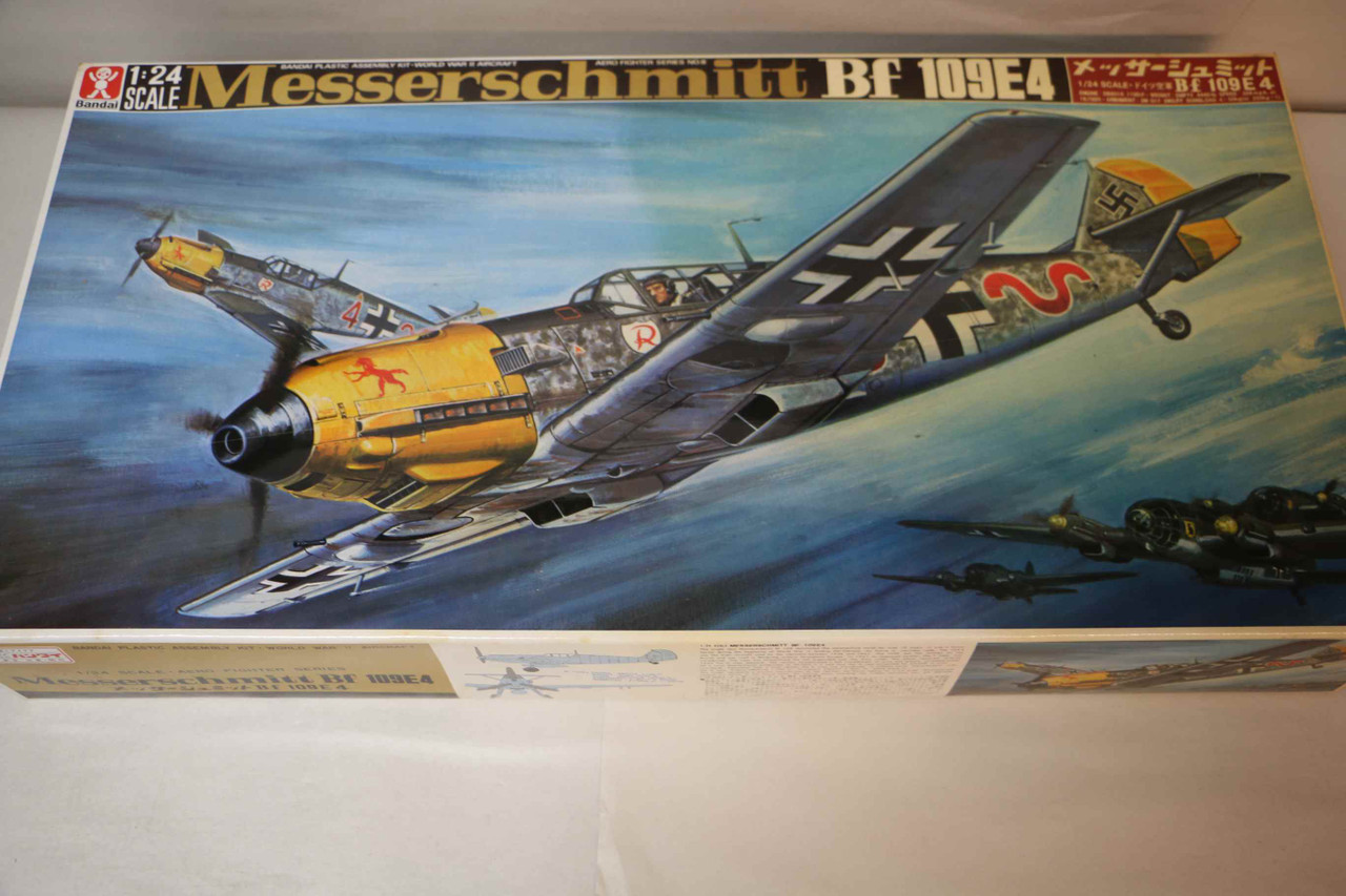 バンダイ　プラモデル　メッサーシュミットBf109E4　1/24 バンダイ1/24メッサーシュミットBf109E4 - メルカリ