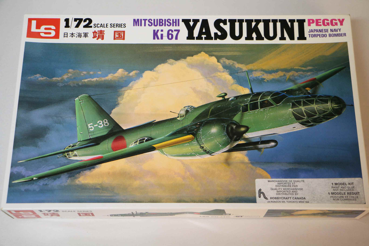 A602 - LS Models 1/72 Mitsubishi Ki-67 Yasukuni Peggy