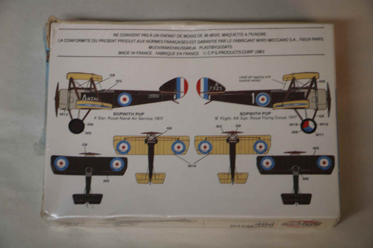 Airfix Be2c Maquette Airfix Sopwith Pup - Échelle 1:72, Avion Airfix Be2c Maquette Airfix Sopwith Pup - Échelle 1:72, Avion