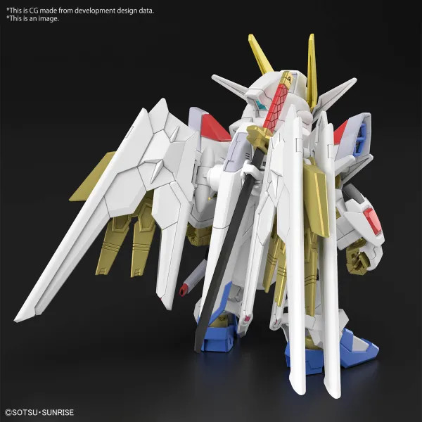 BAN5067173 - Bandai SDCS Mighty Strike Freedom Gundam - Wheels