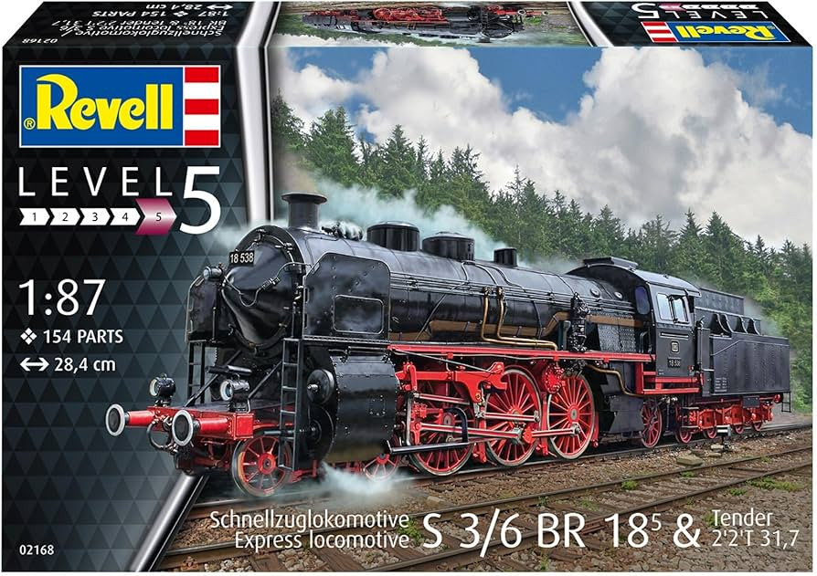 RAG02168 - Revell 1/87 Schnellzuglokomotive S 3/6 BR 18 and Tender