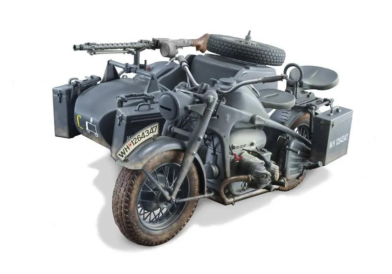 ITA7406 - Italeri 1/9 ZUNDAPP KS 750 WITH SIDECAR - Wheels & Wings