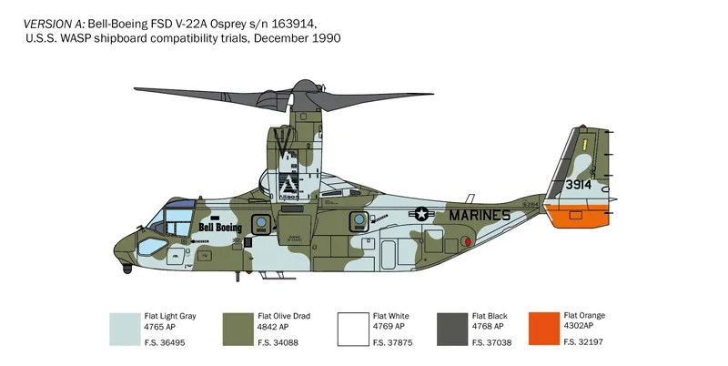 ITA1463 - Italeri 1/72 V-22 OSPREY - Wheels & Wings Hobbies