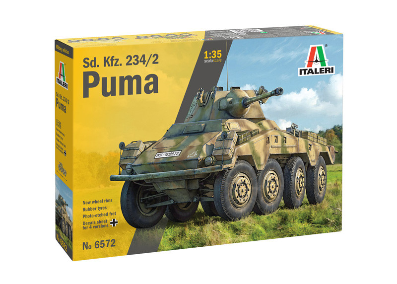 ITA6572 - Italeri 1/35 SD. KFZ.234/2 PUMA - Wheels and Wings Hobbies