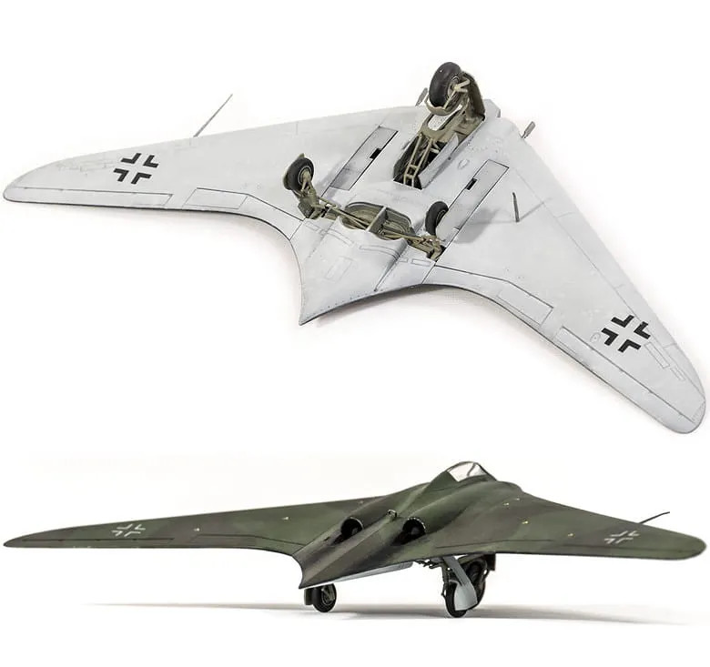 Academy 1/72 German Horten Ho 229 Wunderwaffe Plastic Model Kit [12583 Academy 1/72 German Horten Ho 229 Wunderwaffe Plastic Model Kit [12583