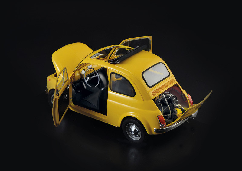 ITA4715 - Italeri 1/12 FIAT 500 F 1968 Upgraded Edition - Wheels