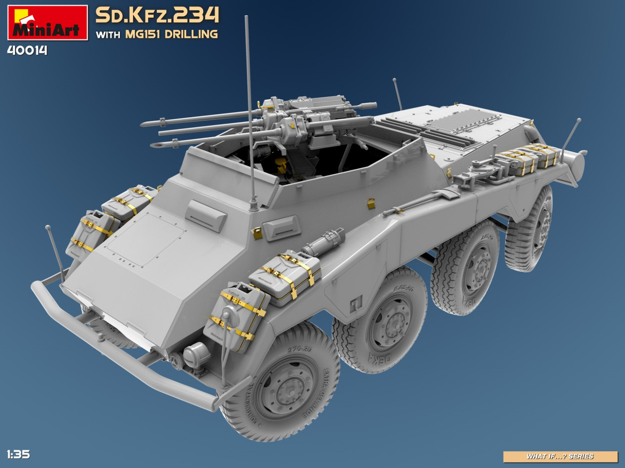 MIA40014 - MiniArt 1/35 SdKfz.234 with MG151 Drilling - Wheels