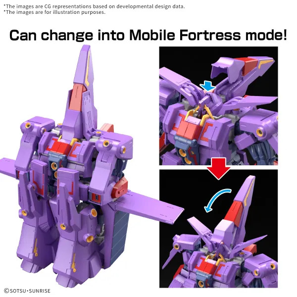 BAN5068362 - Bandai HG 1/144 Psycho Gundam Mk-II - Wheels & Wings