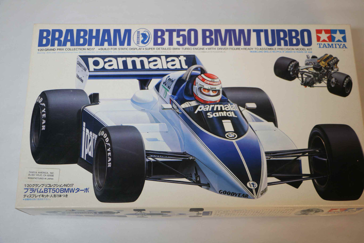 タミヤ　20017 1/20　BRABHAM BT50 BMW TURBO Amazon.com: TAMIYA Brabham BT50 BMW Turbo Kit 1:20 Scale