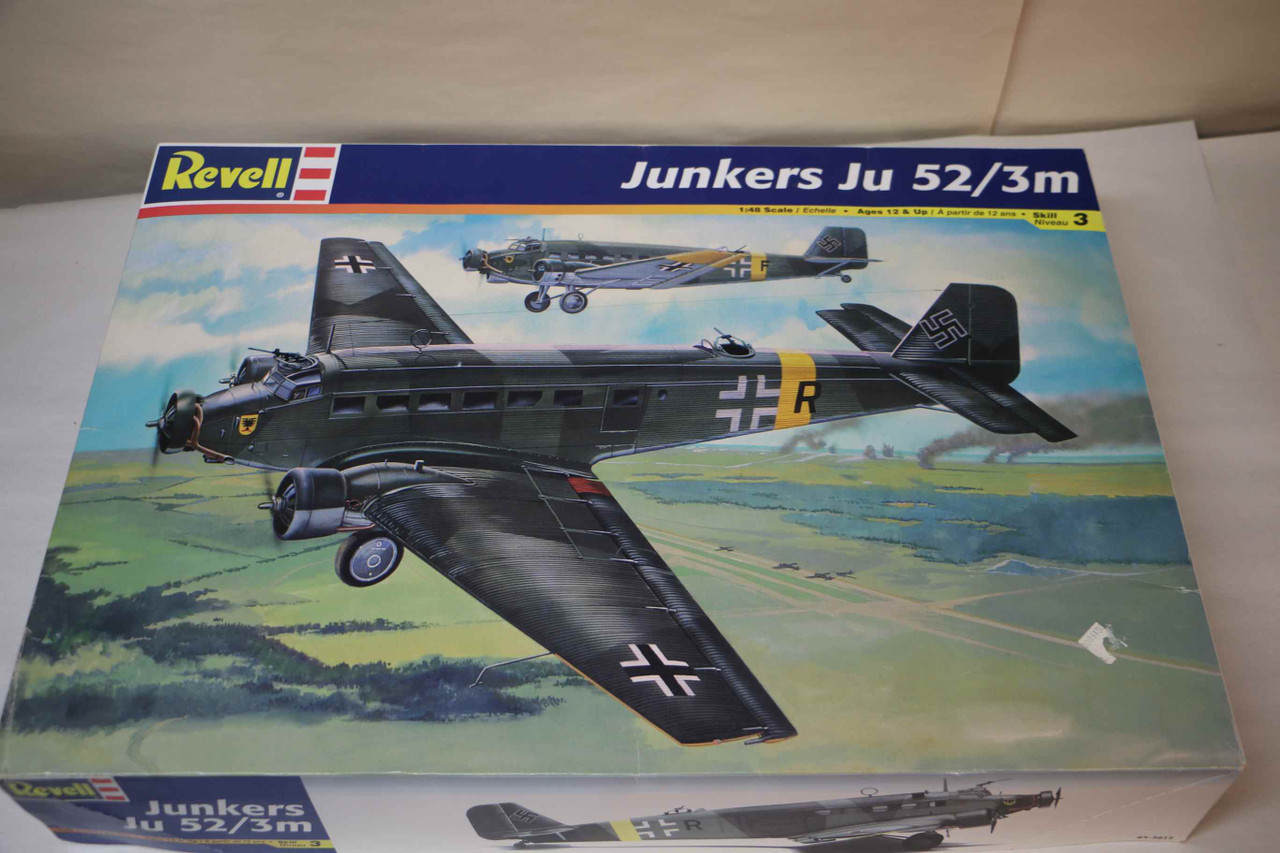 85-5612 - Revell 1/48 Junkers Ju 52/3m - EXTRA AFTERMARKET - PREOWNED