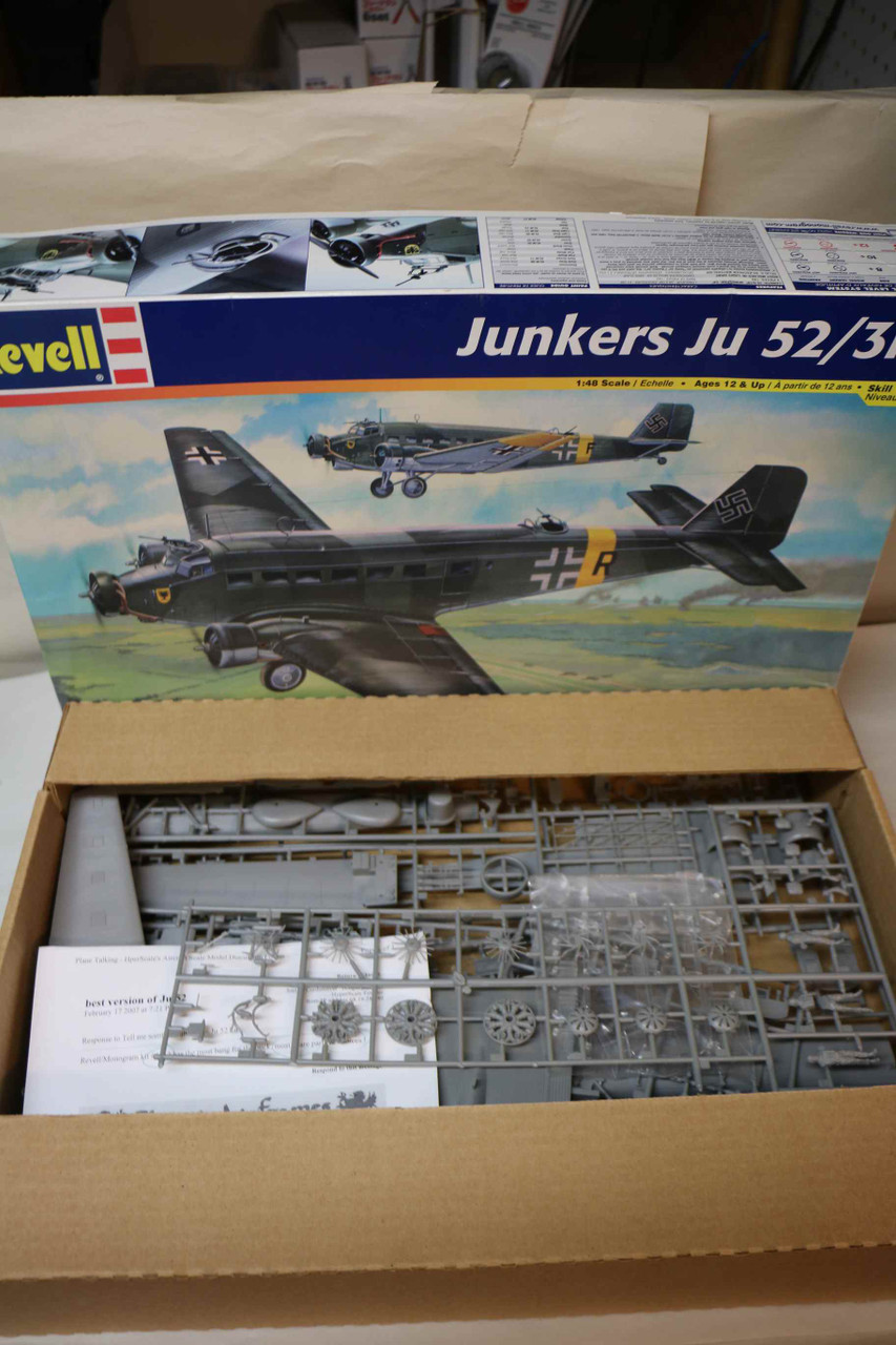 85-5612 - Revell 1/48 Junkers Ju 52/3m - EXTRA AFTERMARKET - PREOWNED