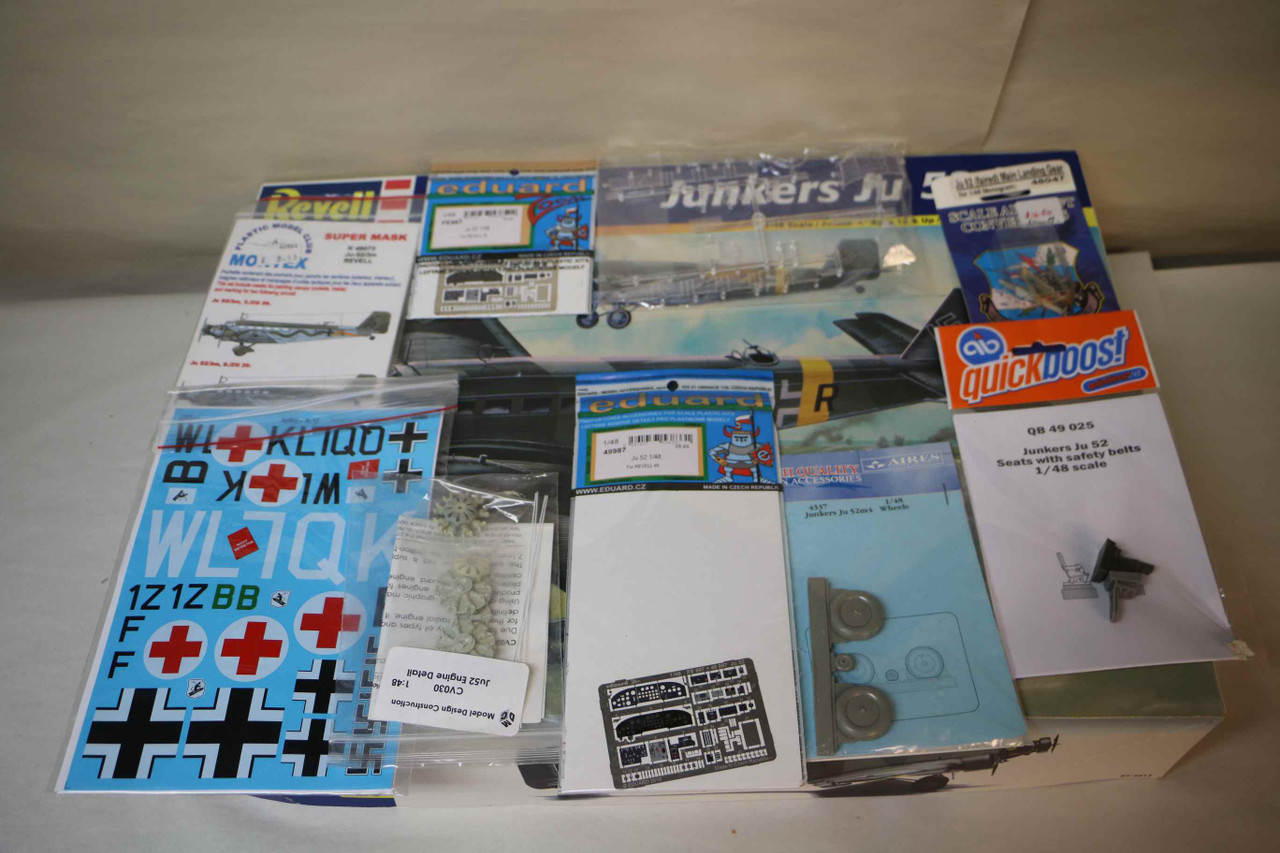 85-5612 - Revell 1/48 Junkers Ju 52/3m - EXTRA AFTERMARKET - PREOWNED