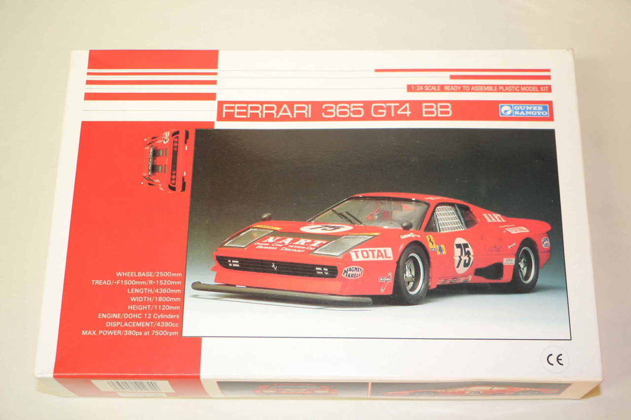G-140 - Gunze-Sangyo 1/24 Ferrari 365 GT4 BB - PREOWNED