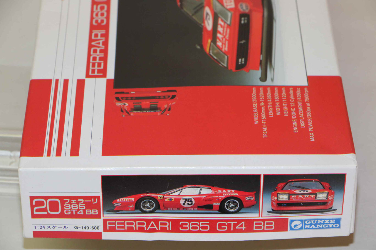 G-140 - Gunze-Sangyo 1/24 Ferrari 365 GT4 BB - PREOWNED