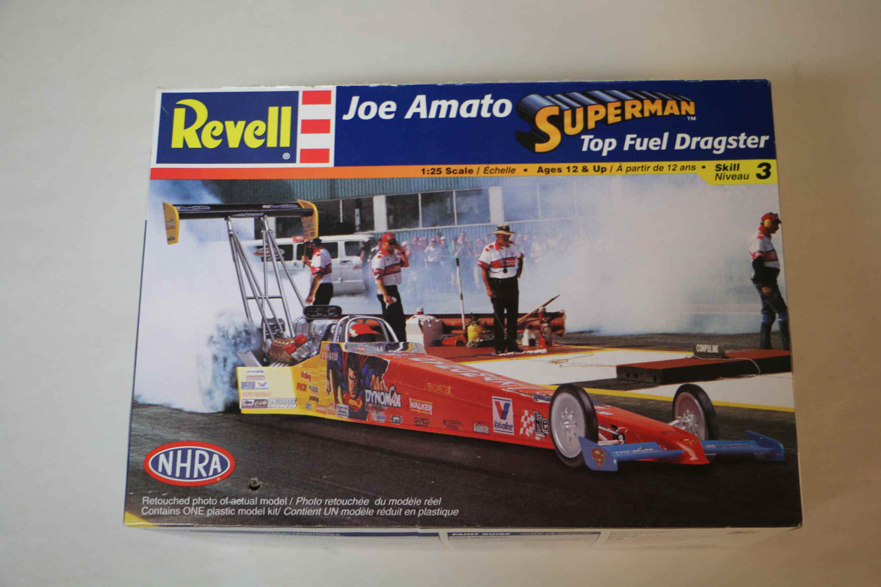 85-4159 - Revell 1/25 Joe Amato Superman Top Fuel Dragster - PREOWNED