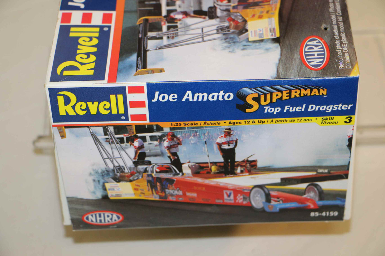 85-4159 - Revell 1/25 Joe Amato Superman Top Fuel Dragster - PREOWNED