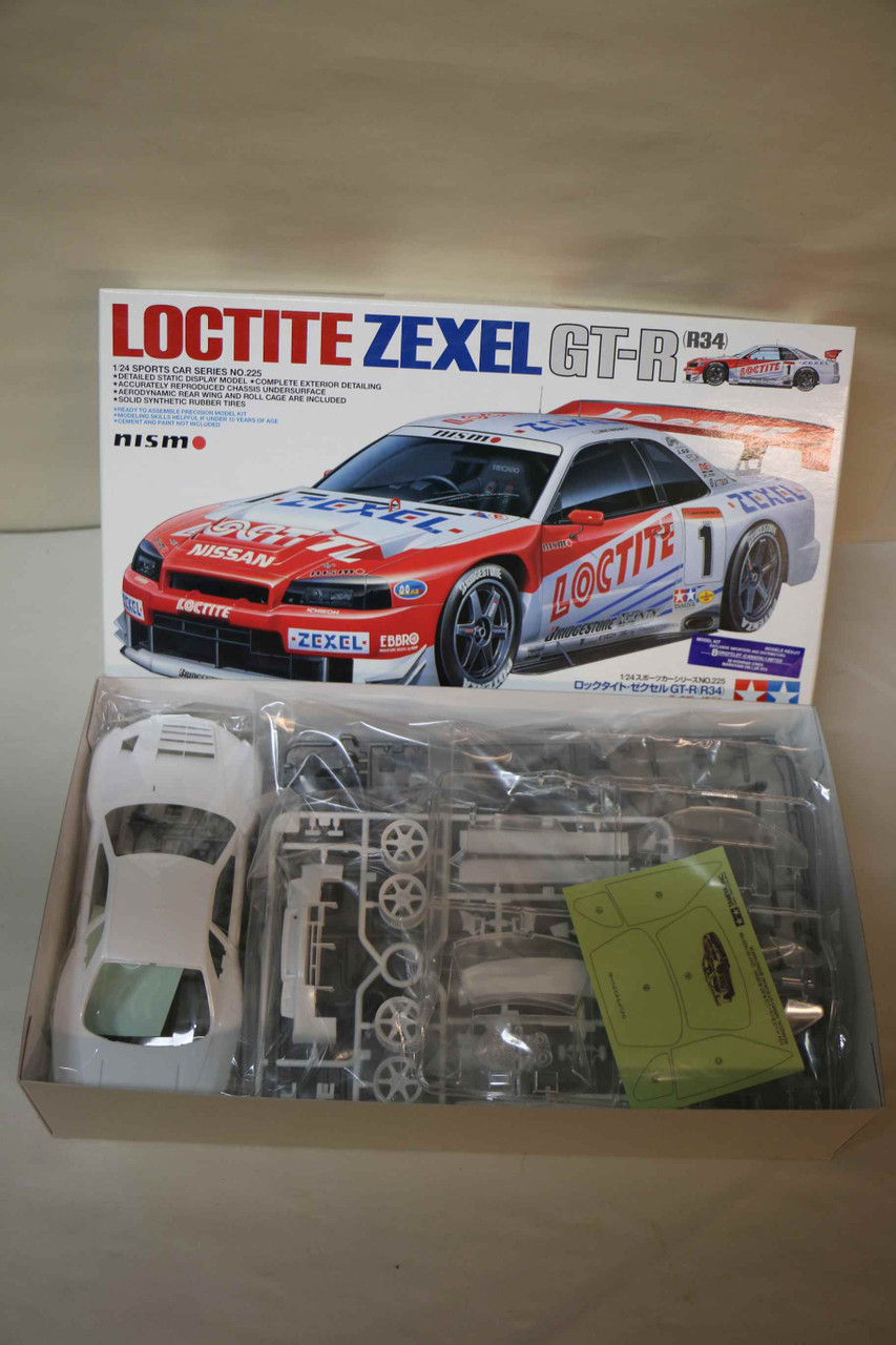 絶版　TAMIYA GT-R LOCTITE ZEXEL Rare model kit Tamiya1/24 Loctite Zexel Nissan Skyline GT-R