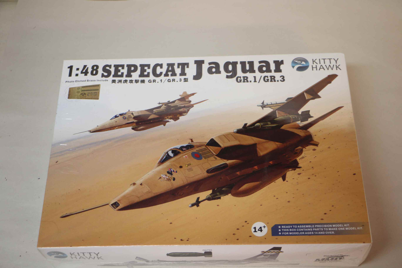 KH80106 - Kitty Hawk 1/48 Sepecat Jaguar Gr.1/Gr.3 - PREOWNED