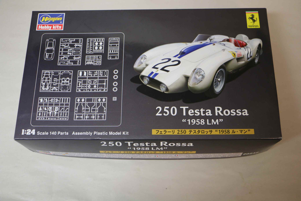 Hasegawa Testa Rossa 1958ル・マン1：24 20242 - Hasegawa - 1/24 1958 250 Testa Rossa '58 LeMans' PREOWNED