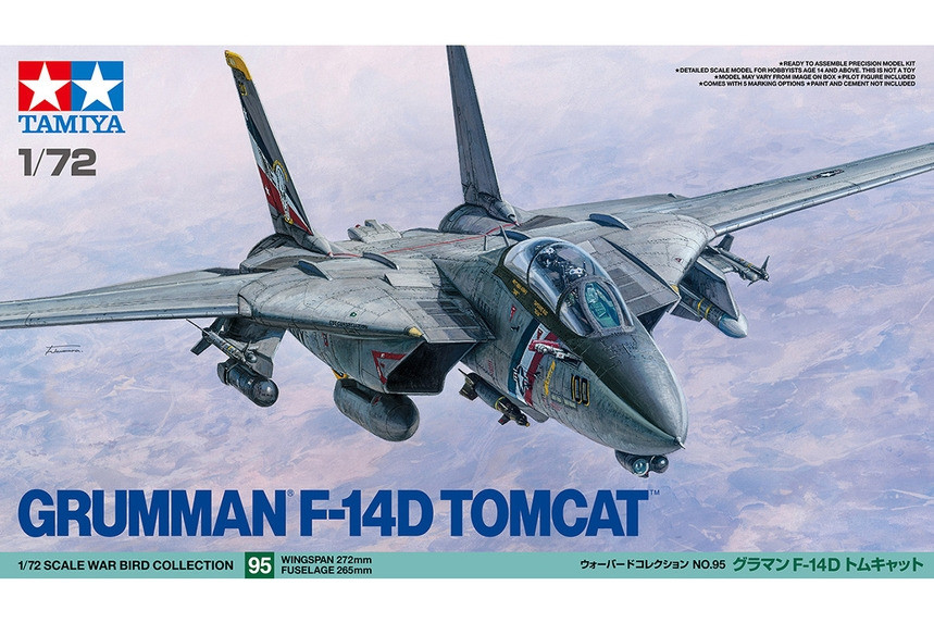 TAMIYA 1/72 GRUMMAN F-14D TOMCAT 完成品 TAM60795 - Tamiya 1/72 Grumman F-14D Tomcat - Wheels & Wings Hobbies