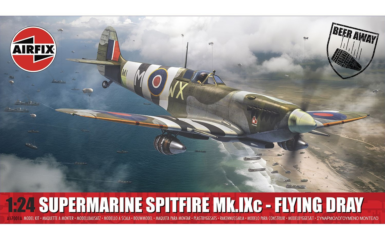AIRA17001A - Airfix 1/24 Supermarine Spitfire Mk.IX Flying Dray