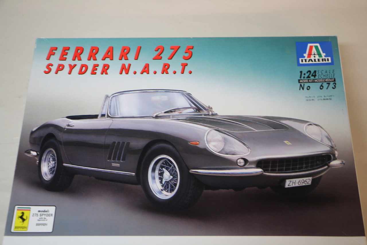 673 - Italeri 1/24 Ferrari 275 Spyder N.A.R.T. WWHP