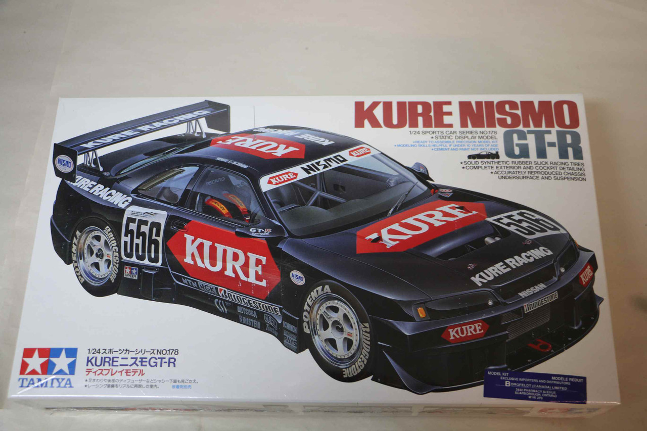 TAMIYA KURE NISMO GT-R ボディパーツセット Tamiya 1/24 Kure Nismo GT-R 24178 Preowned | Wheels & Wings Hobbies