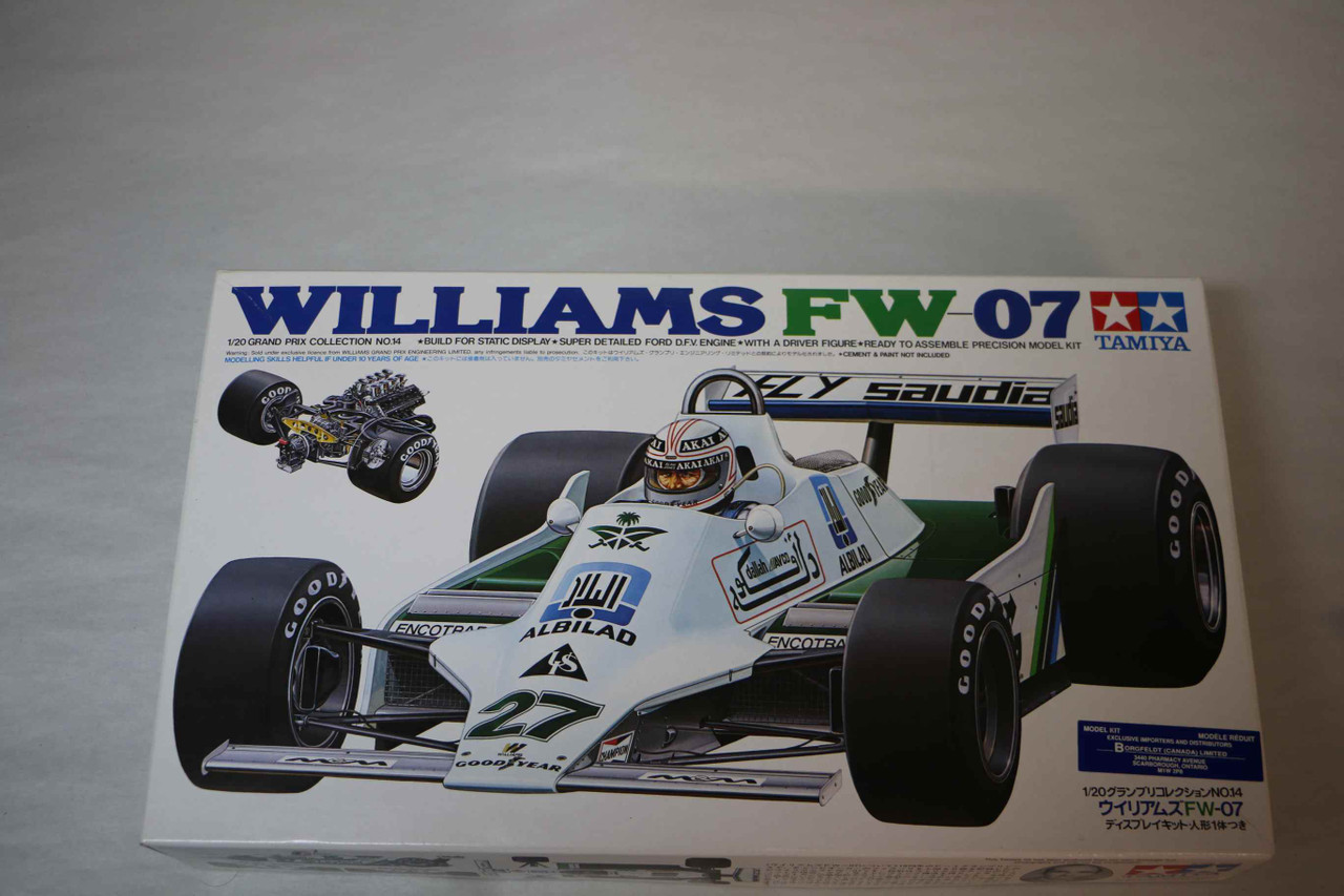 20014 - Tamiya - 1/20 Williams FW-07 WWHP