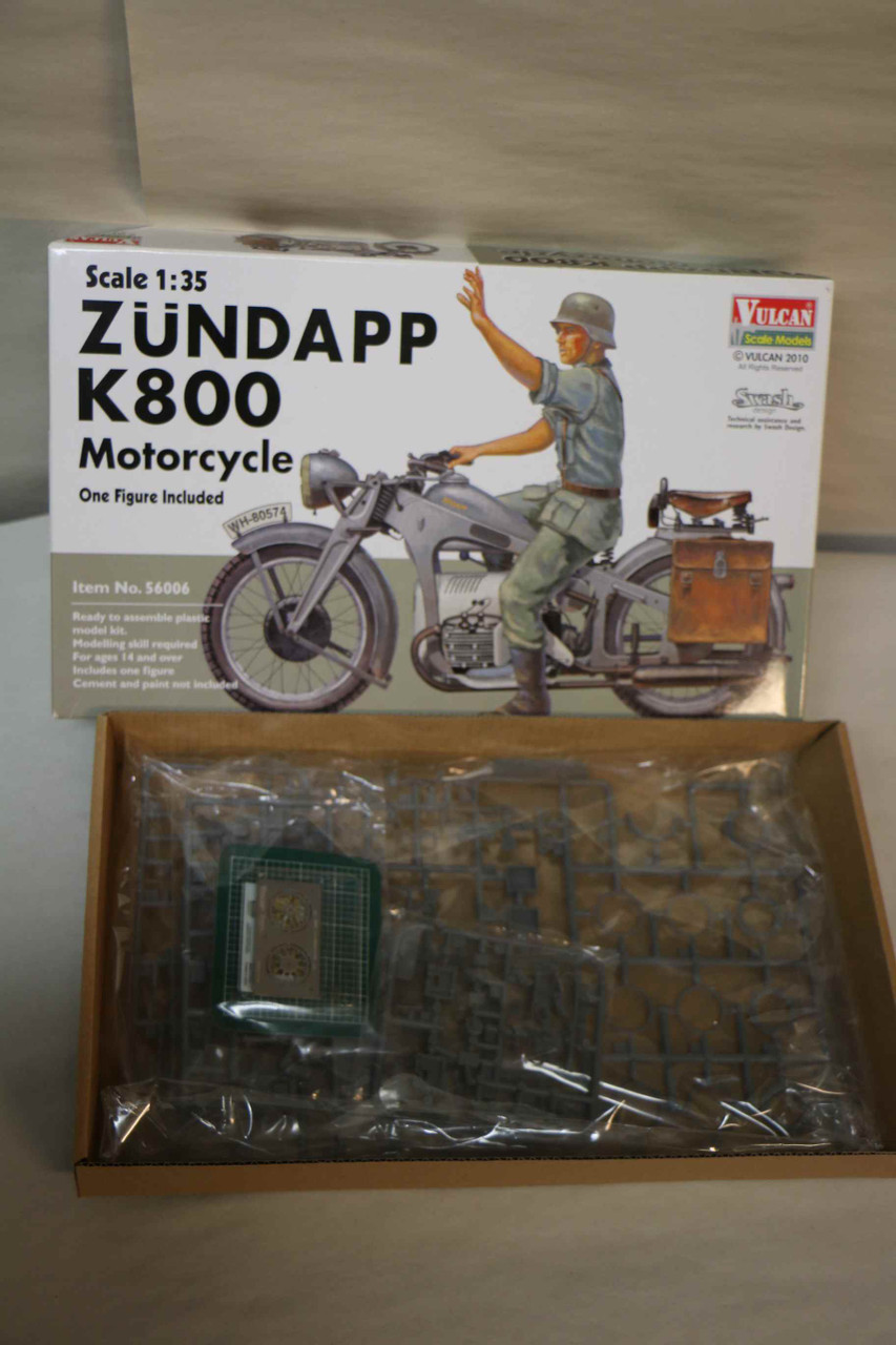 56006 - Vulcan Scale Models 1/35 Zundapp K800 Motorcycle WWHP