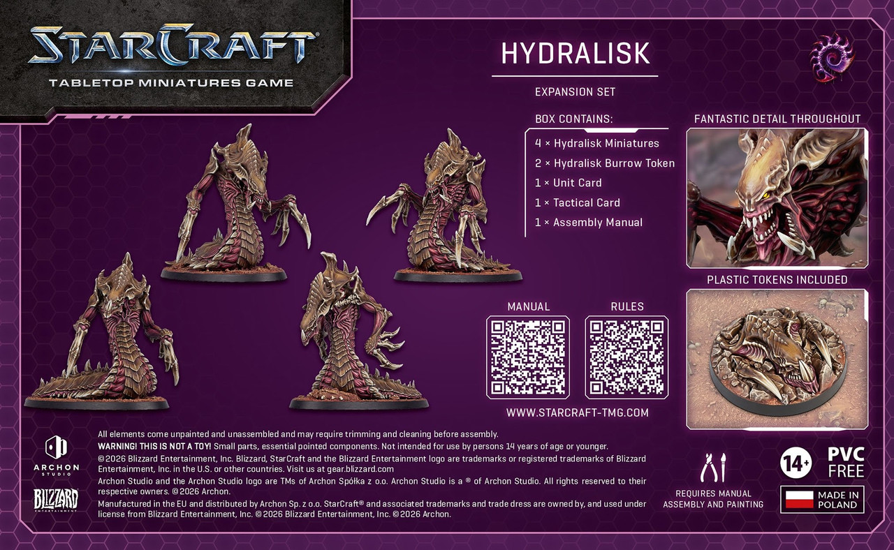 Archon Studio Starcraft Zerg Hydralisk Expansion Set - ACSSCMG0007