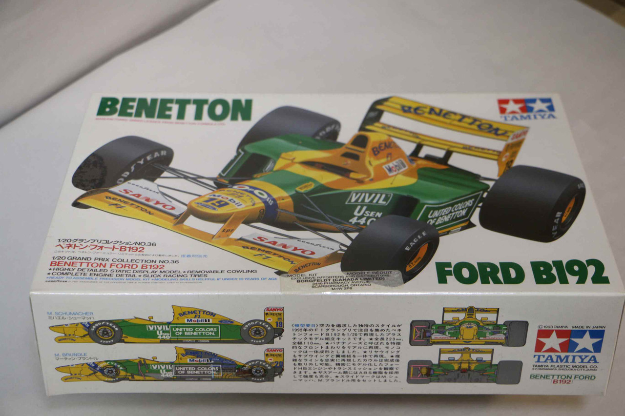 20036 - Tamiya - 1/20 Benetton Ford B192 WWHP