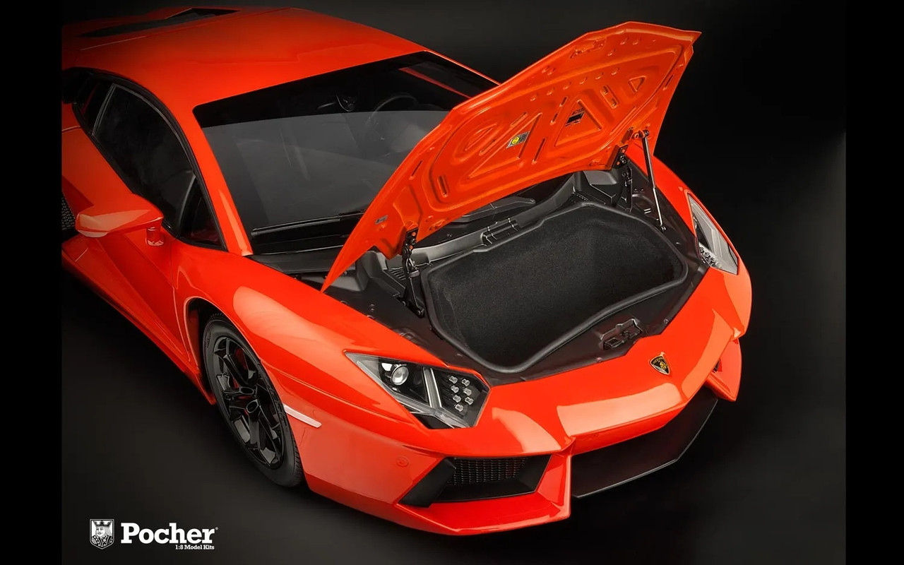 ポケール Pocher Aventador LP 700-4 1/8 完成品 POCHK100- Pocher 1/8 Lamborghini Aventador LP 700-4 Orange