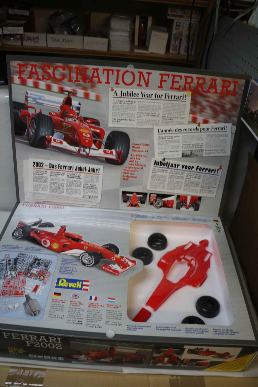 Revell 1/12 Ferrari F2002 F1 Scale Model Kit – Pre-Owned | Wheels