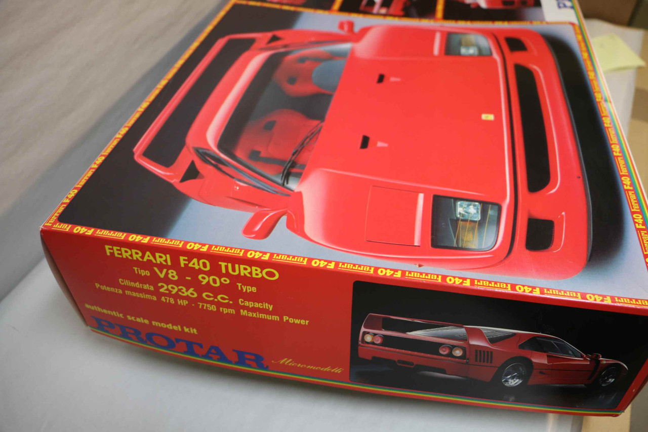 プロター1/12.タミヤ1/24フェラーリF40 ◇◇PROTAR プロター 1/12 フェラーリF40◇◇ 1⁄12 F40 Kit more