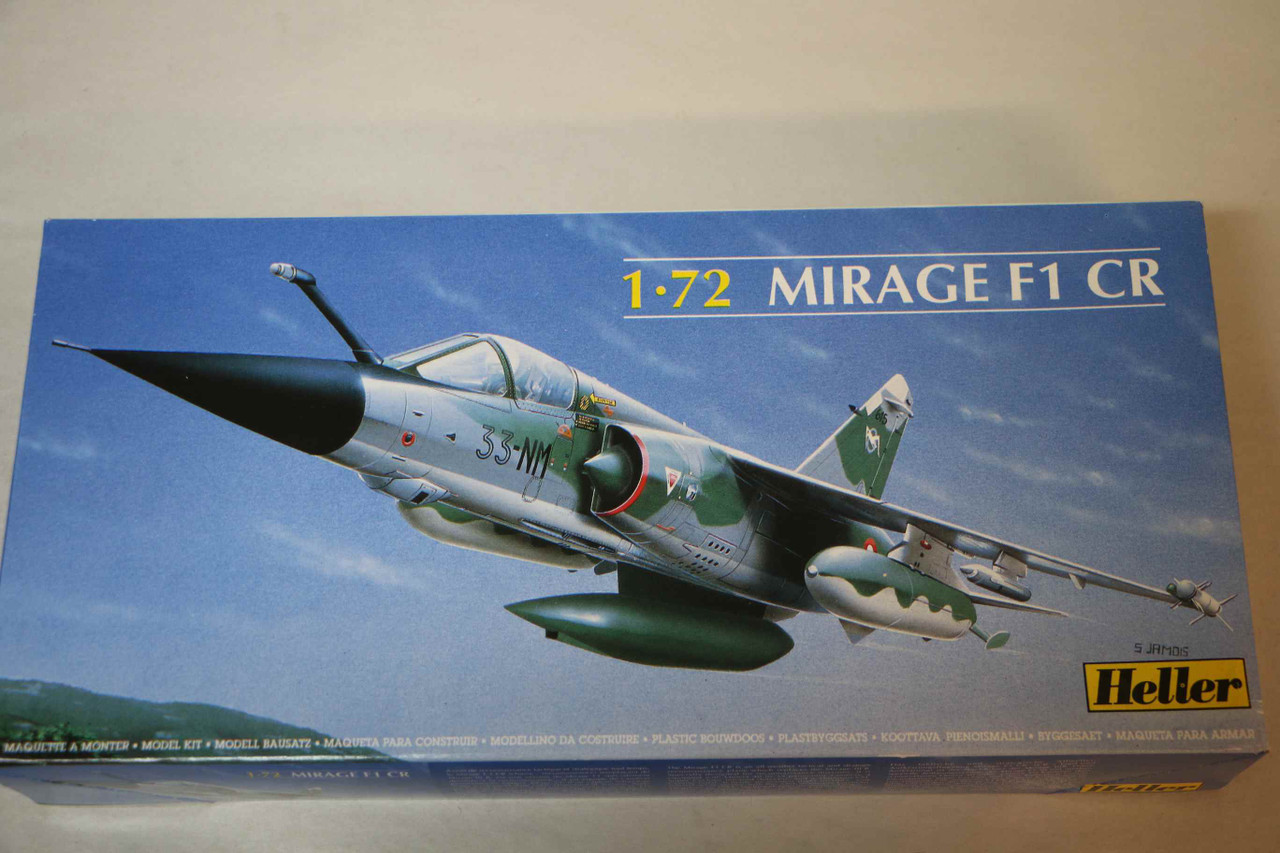 Heller 1/72 Dassault Mirage F1 CR Reconnaissance Fighter Model Kit