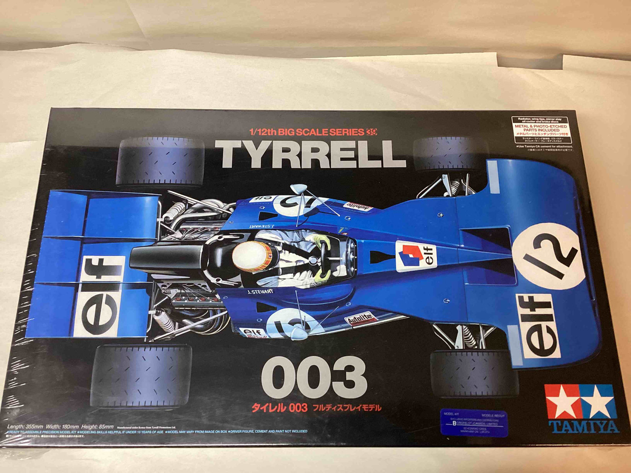 12039 - Tamiya 1/12 Tyrrell 003 with Photo-etched Parts - Preowned