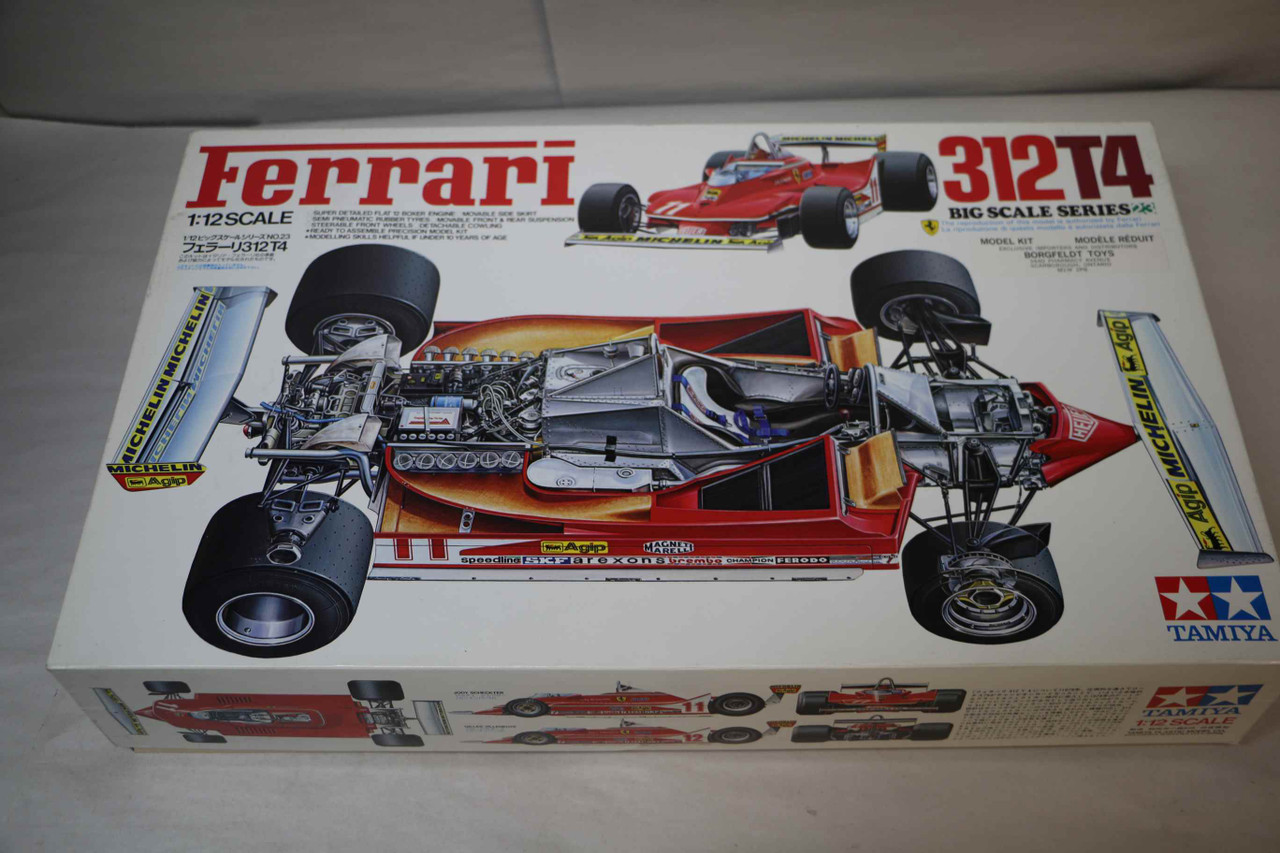 Tamiya 1/12 Ferrari 312T4 1979 Formula 1 Model Kit (Pre-Owned