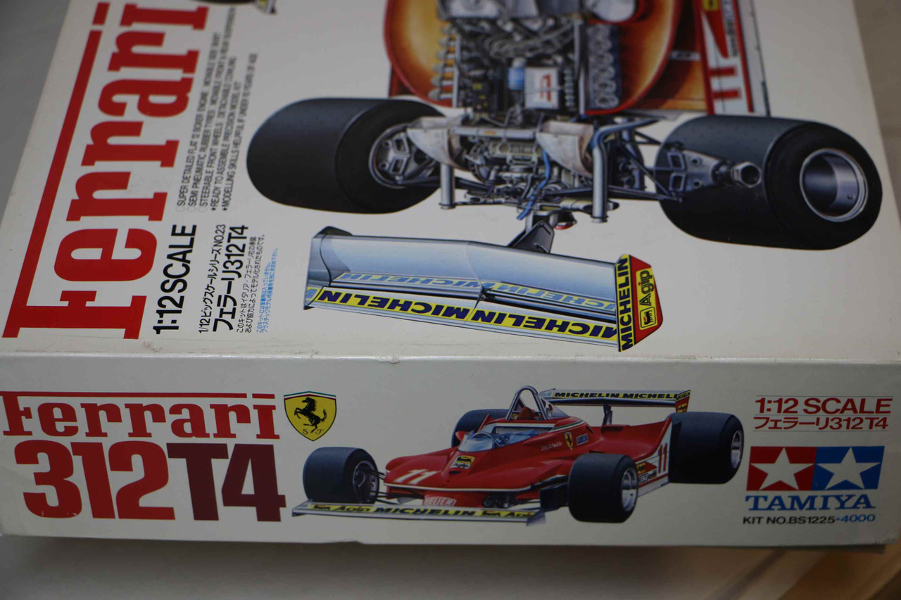 Tamiya 1/12 Ferrari 312T4 1979 Formula 1 Model Kit (Pre-Owned