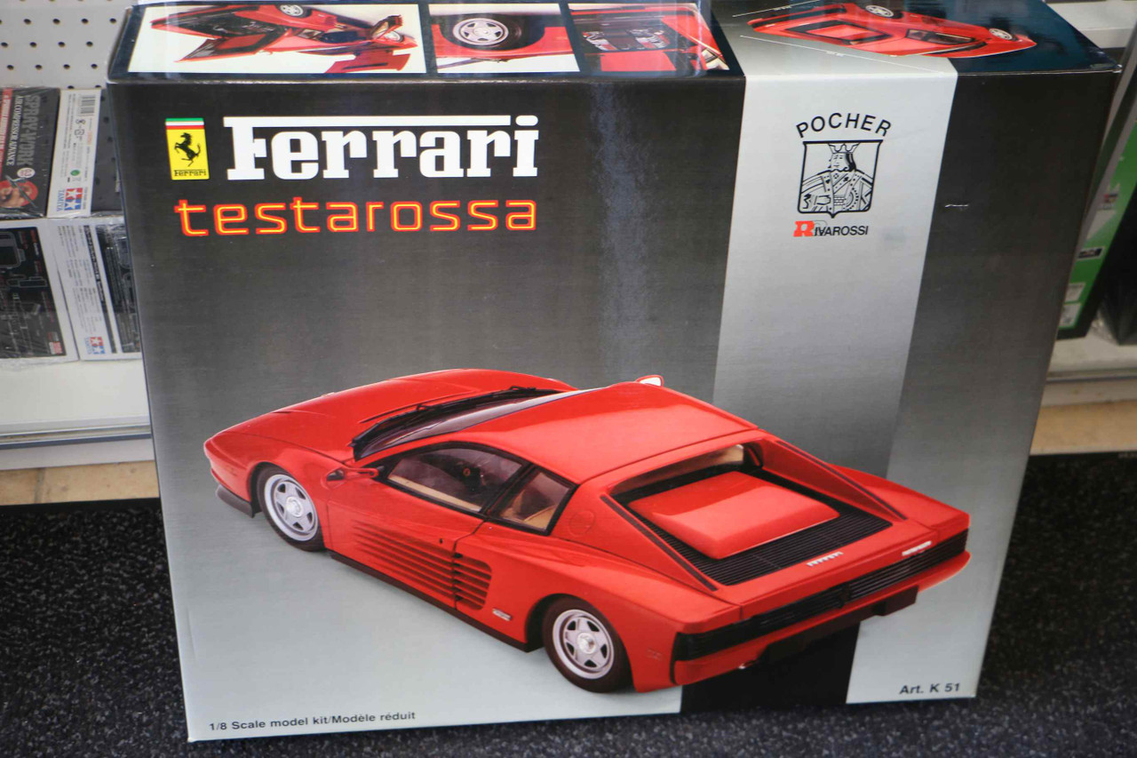 Ferrari Testarossa 1/8スケール 赤 ポケール Bonhams Cars : A 1:8 scale Ferrari testarossa by Pocher,