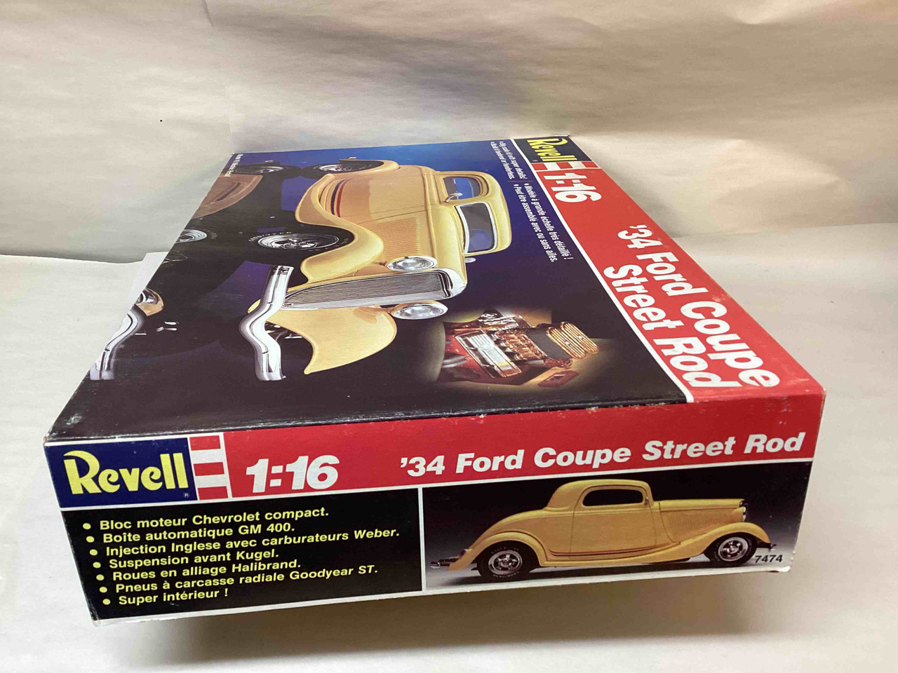 Revell 1/16 1934 Ford Three-Window Coupe Street Rod X7474 Box