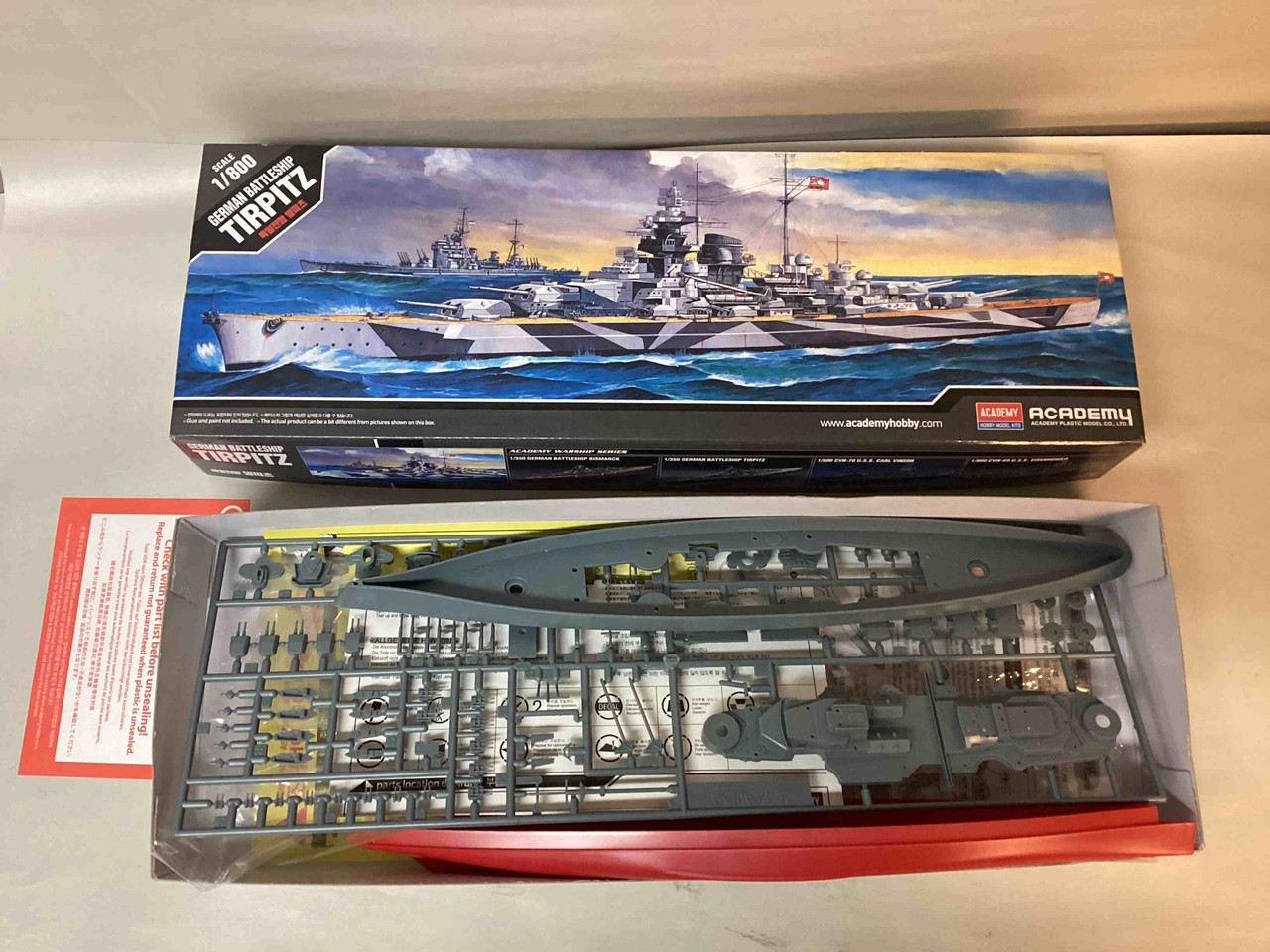 Academy 1/800 German Battleship Tirpitz 14219 Preowned | Wheels