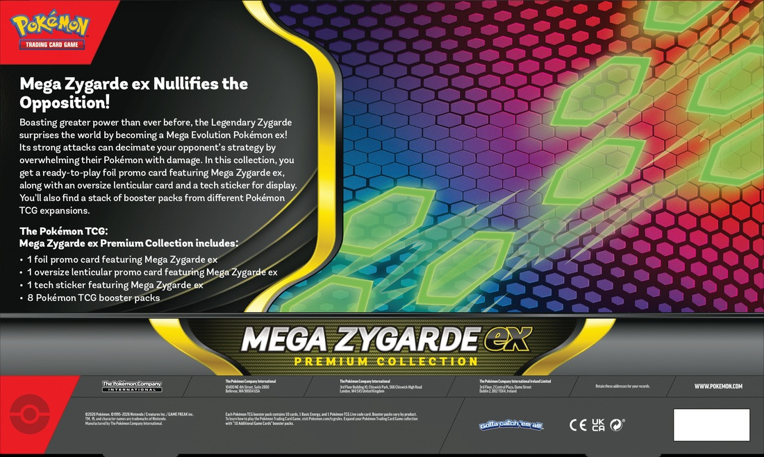 POKEMON MEGA ZYGARDE EX PREMIUM COLLECTION - Wheels & Wings Hobbies