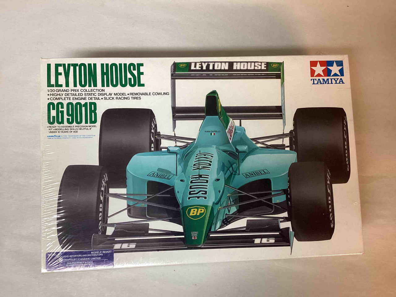 20028 - Tamiya 1/20 Leyton House CG901B F1 Car | Sealed Mint