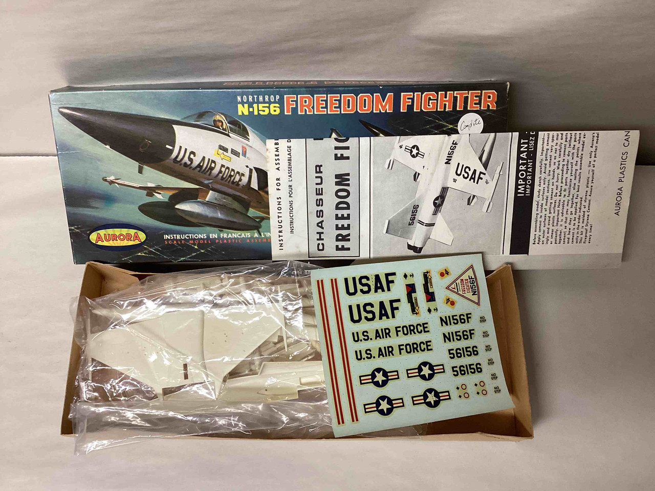 140-129 - Aurora 1/48 Northrop N-156 Freedom Fighter - Preowned